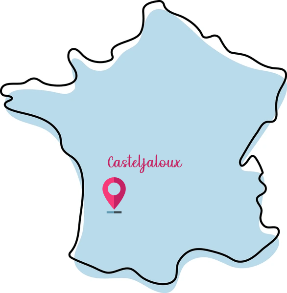 CARTE casteljaloux 47, carte